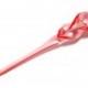 Pink Moonglow Lucite Twisted Hair Stick