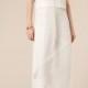 White Dress Linen Dress - Bridesmaid Dress Wedding Dress Gown ( Custom Made)
