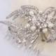 Maria - Vintage style Rhinestone and Freshwater Pearl Bridal Comb