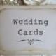 Wedding Cards Sign Handmade Vintage Style Venue Decor