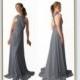 Middle gray Infinity Dress - floor length wrap dress