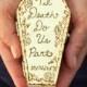 Personalized Mini Coffin Wedding Ring Holder