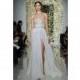 Reem Acra Fall 2015 Dress 6 - A-Line Strapless White Full Length Fall 2015 Reem Acra - Nonmiss One Wedding Store
