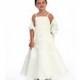 Ivory Flower Girl Dress - Matte Satin A-Line Style: D220 - Charming Wedding Party Dresses