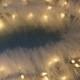 Ivory TULLE netting on mini string LIGHTS SWAG garland