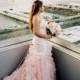 Blush Mermaid Wedding Dress