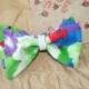 Men's gift ideas Gift ideas for men Violet green floral bow tie Anniversary gifts for husband Gift husband from wife Wife husband gift Mens - $10.21 USD