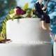 Hooked on Love Bride Groom Couple Wedding Cake Topper- Romantic Porcelain Fishing Groom's Fisherman Cake idea Fish loving Sports Couple