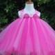 Tutu Dress, Birthday Tutu Dress, Flower Girl Dress, Hot Pink Tutu Dress, Toddler Tutu Dress, Party Tutu Dress, Flower Girl Tutu Dress
