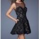 Lace Net Dress by La Femme 19842 - Bonny Evening Dresses Online 