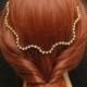 AB Rhinestone Headpiece Hair Jewelry FREE SHIPPING Gold Wire Headpiece Bridal Halo Prom Hair Accessories Wedding Headband Bridal Hair Vine Hair Jewelry - $25.00 USD