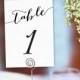 Table Numbers Printable 1-40 Template In TWO Sizes, Wedding Table Seating Template, Table Number Cards, Wedding Printable,  - $6.50 USD