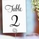 Table Numbers Printable 1-40 Template In TWO Sizes, Wedding Table Seating Template, Table Number Cards, Wedding Printable, #FSA101 - $6.50 USD