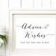 Advice And Wishes For The New Mr And Mrs Sign Template, DIY Sign Printable, Wedding Reception Sign, Printable Wedding Templates 