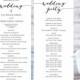 Wedding Program Templates, Ceremony Program Template, DIY Wedding, Wedding Program Printable Template, Editable Program Template,  - $6.50 USD