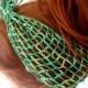 Green Knitted Headband, Headband for Women, Head Cover, Handmade Headband, Summer Headband, Boho Headband, Knit Hair Band, Crochet Head band