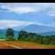 original landscape oil painting, wall art, mountains, Horizontal landscape