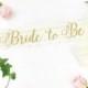 Bride-To-Be Sash - Bachelorette Sash - Bridal Shower Bachelorette Party Accessory - Satin Bride Sash - Bride Gift - Bride Sash - Lace Sash