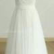 Flowy Aline Tulle lace wedding dress with illusion sweetheart neckine and champagne lining