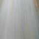 Tutu  Wedding Gown SKIRT overlay , Tulle Skirt With Satin Ribbon Top