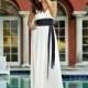 Simple A-line Straps Ruching Sashes/Ribbons Floor-length Chiffon Bridesmaid Dresses - Dressesular.com