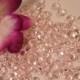 Blush Diamond Confetti // 1000 MICRO small Faux Diamonds // Very Light Pink Wedding Table Scatter Confetti // Table Centerpiece Accent