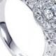 14K .42cttw Vintage Halo Diamond Engagement Ring
