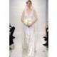 Theia FW14 Dress 19 - Sheath Theia Full Length Fall 2014 V-Neck White - Nonmiss One Wedding Store