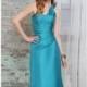 Taffeta Rosette Dress by Bridesmaids by Mori Lee - Color Your Classy Wardrobe