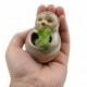 Tiny sloth planter - animal planter, ceramic planter - made in Brazil