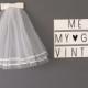 Short 50's 60's ribbon veil/ Short veil/ 2 layer veil / Vintage style veil