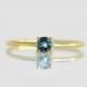 aquamarine ring gold, aquamarine engagement ring, aquamarine ring white gold, aquamarine ring rose gold, gemstone ring, March birthstone