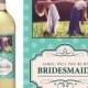 Custom Bridesmaid Proposal Gift - Bridesmaid Wine Bottle Label - Asking Bridesmaid - Will you Be My Bridesmaid Gift