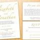 Personalized Instant Download Printable Wedding Invitation Suite Minimalist Classic Elegant Modern Wedding Set Customize Wedding Invite Set