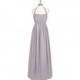 Dusk Azazie Francesca - Halter Floor Length Bow/Tie Back Chiffon Dress - The Various Bridesmaids Store