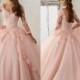 Baby Pink Blue Quinceanera Dresses 2017 Lace Long Sleeve V Neck Masquerade Ball Dresses Sweet 16 Princess Pageant Dress For Girls Cheap Inexpensive Quinceanera Dresses La Quinceanera Dresses From Myweddingdress, $162.8