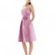 Alfred Sung Pleated Surplice Short Bridesmaid Dress D496 by Dessy - Brand Prom Dresses