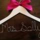 HUGE SALE Personalized Hangers/ Bride/ Wedding Dress Hanger/Bridal Gift/ bridal party GIFTS/ wire hanger/ wedding hanger