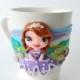 Sofia the First Mug Polymer Clay Mug Ceramic Cup Personalized Gift Gift for Sister Gift for Daughter Cartoon Сharacters