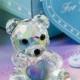 Beter Gifts®  Choice Crystal Collection Teddy Bear Figurines(blue)  BETER-SJ018/B