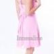 Pink pastel  Infinity Dress two layers with chiffon wrap dress Convertible/Infinity Dress