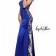 Angela and Alison Long Prom 51041 Royal Blue,Hot Red,Ivory Dress - The Unique Prom Store
