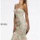 Nude/Coral Open Back by Sherri Hill - Color Your Classy Wardrobe