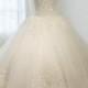 Fairytale off the shoulder princess tulle ball gown wedding dress
