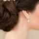 Small Rhinestone Bridal Comb, Small Bridal Comb, Wedding Hair Comb, Small Vintage Comb, Bridal Headpiece, Small Hairpiece ~ "Rohanita"