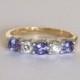 18ct Gold Tanzanite & Diamond Ring