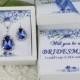 Navy Blue Earrings Bridesmaid Gift Wedding Jewelry Sapphire Blue Earrings Bridesmaid Earrings Something Blue Earring  Blue Wedding Earrings