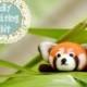 Needle Felting Kit DIY - Red Panda // Cute Needle Felted Animal // Easy Beginner Needle Felt Craft Kit // Perfect Gifts for Crafters