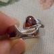 1.37 ct Natural Bi-color Padparadscha Orange Blue Sapphire - Unheated Untreated Sapphire - Unisex Engagement Ring Size 7.5