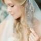 Rhinestone juliet cap veil, cap veil, tulle veil, juliet veil, crystal veil, wedding veil, bridal veil, Style V37